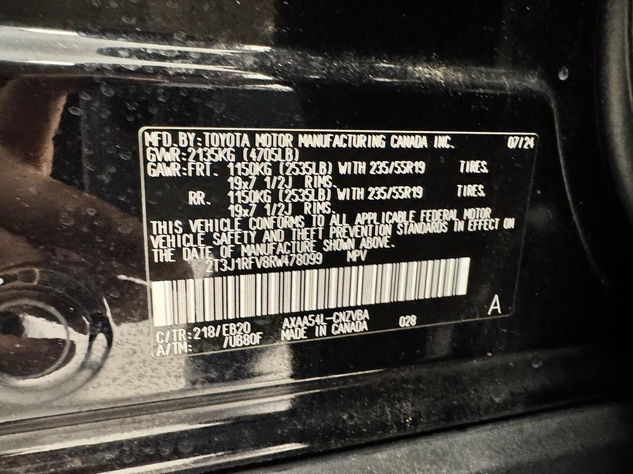 Toyota RAV4 Adventure AWD (Natl) 2024