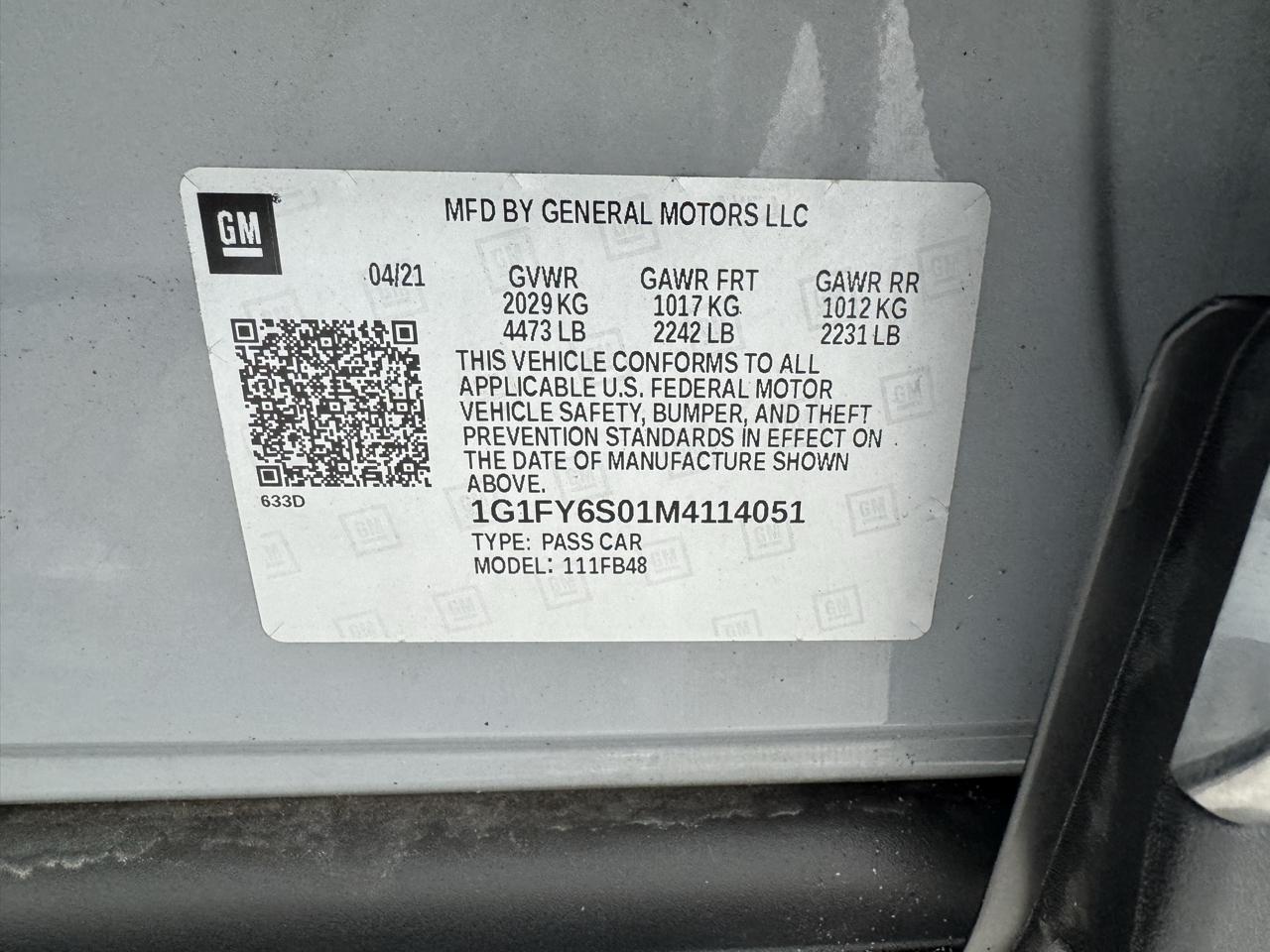 Chevrolet Bolt EV 5dr Wgn LT 2021