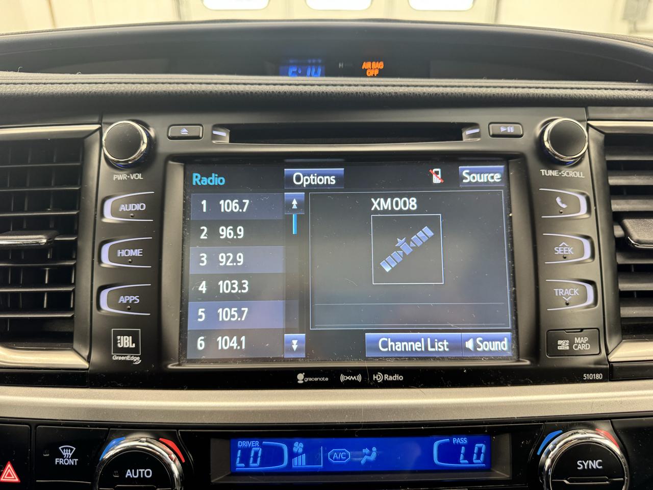 Toyota Highlander Limited V6 AWD (Natl) 2018