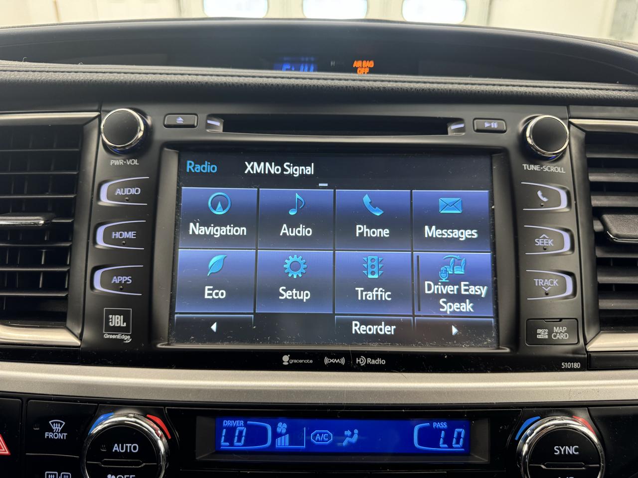 Toyota Highlander Limited V6 AWD (Natl) 2018