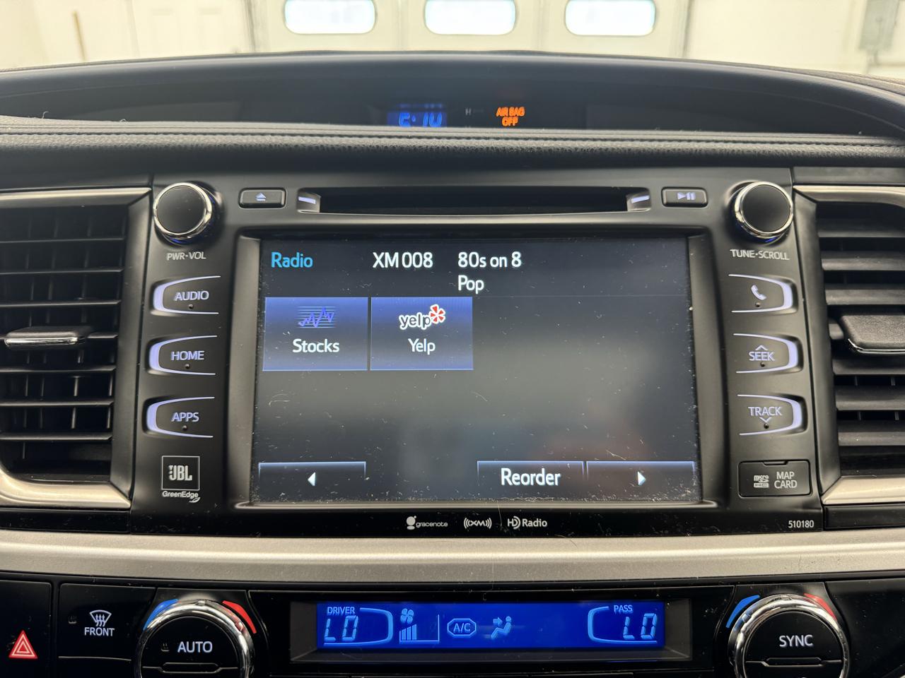 Toyota Highlander Limited V6 AWD (Natl) 2018