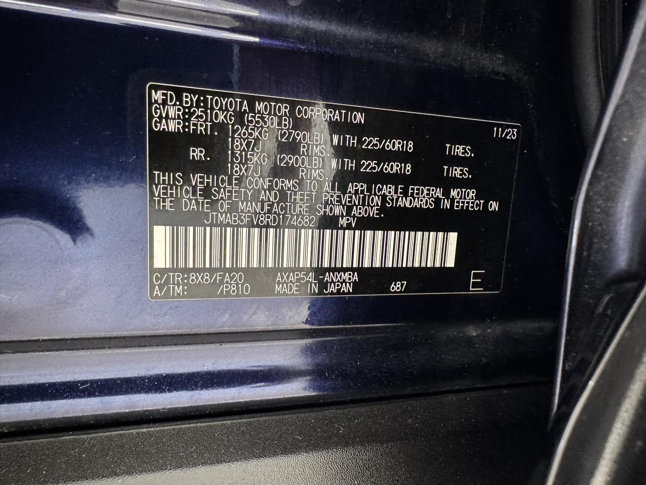 Toyota RAV4 Prime SE (Natl) 2024