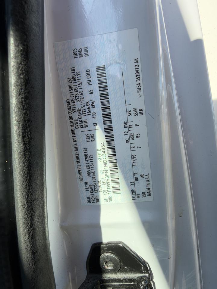 Ford E-Series Cutaway E-350 SRW 138" WB 2021