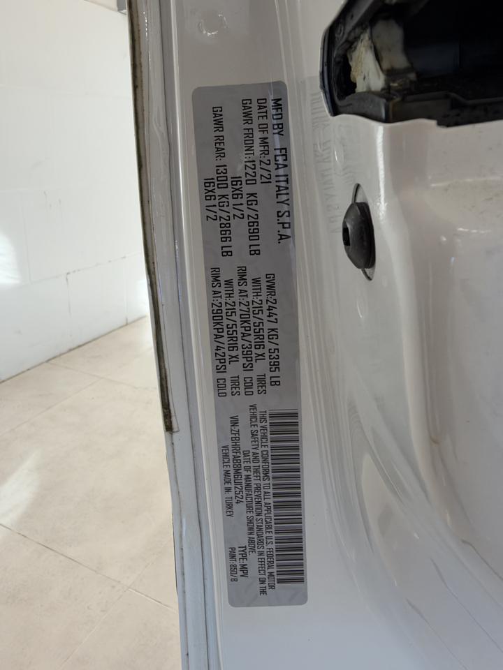 RAM ProMaster City Cargo Van Tradesman Van 2021