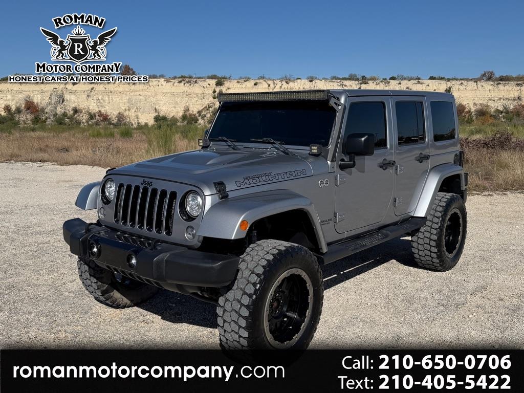 2017 Jeep Wrangler Unlimited Sahara 4WD