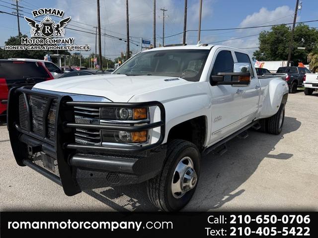 White 2016 Chevrolet Silverado 3500HD Pickup Truck Four-Wheel Drive Automatic