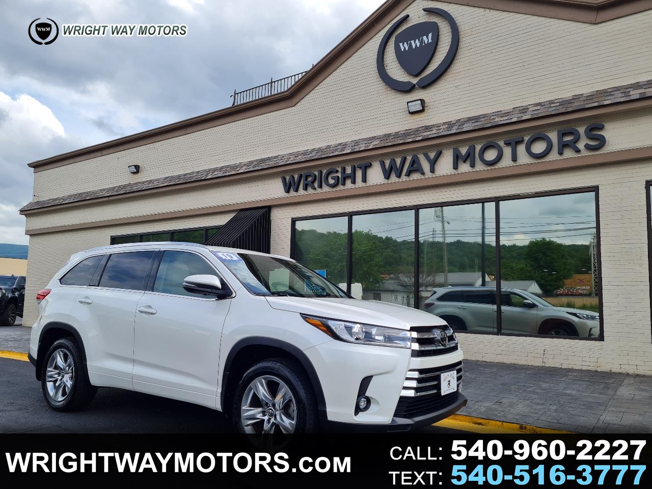 Used 2019 Toyota Highlander LIMITED V6 AWD for Sale in Covington VA