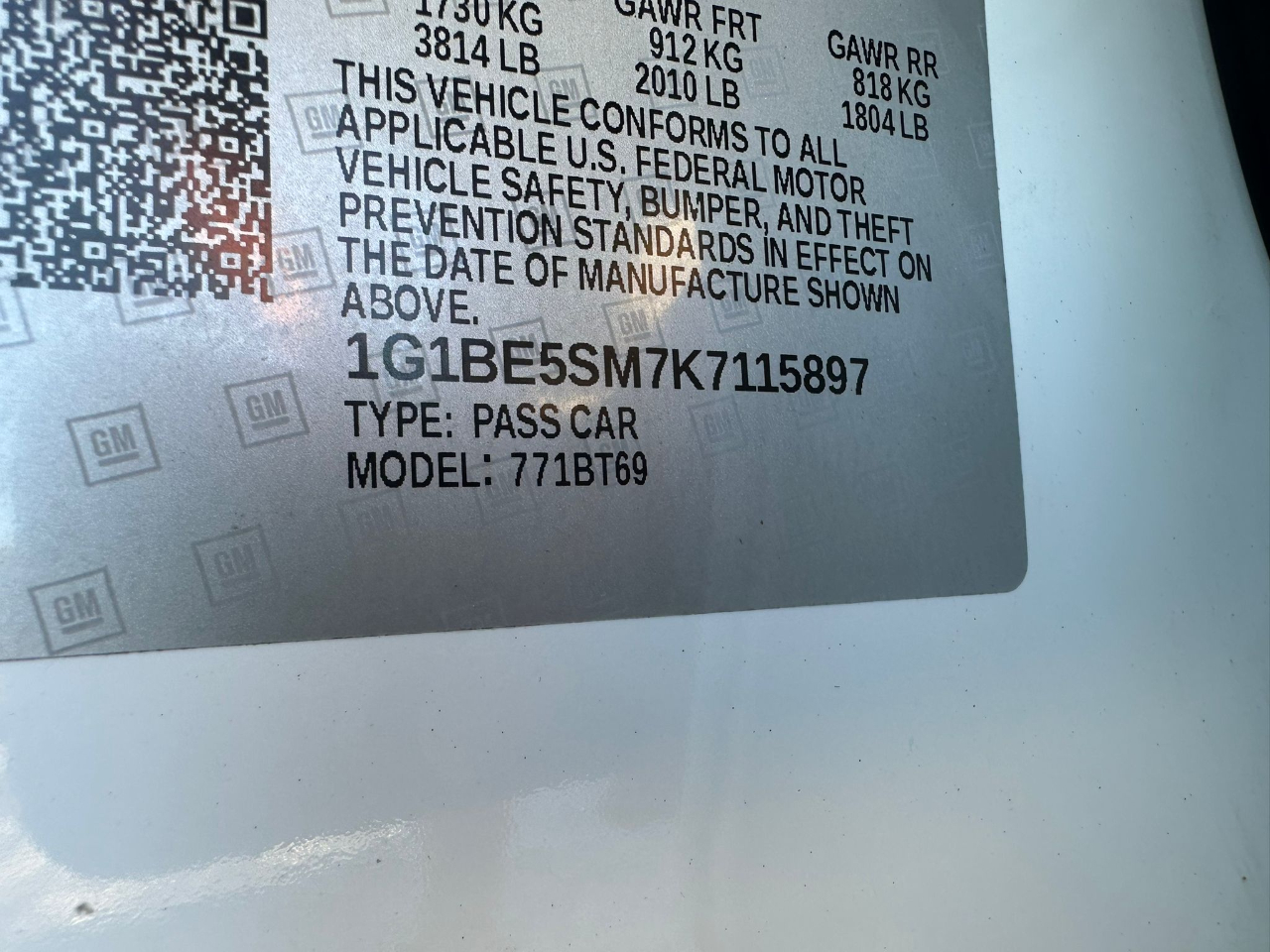 Chevrolet Cruze LT Auto 2019 Chevrolet Cruze LT Auto 2019