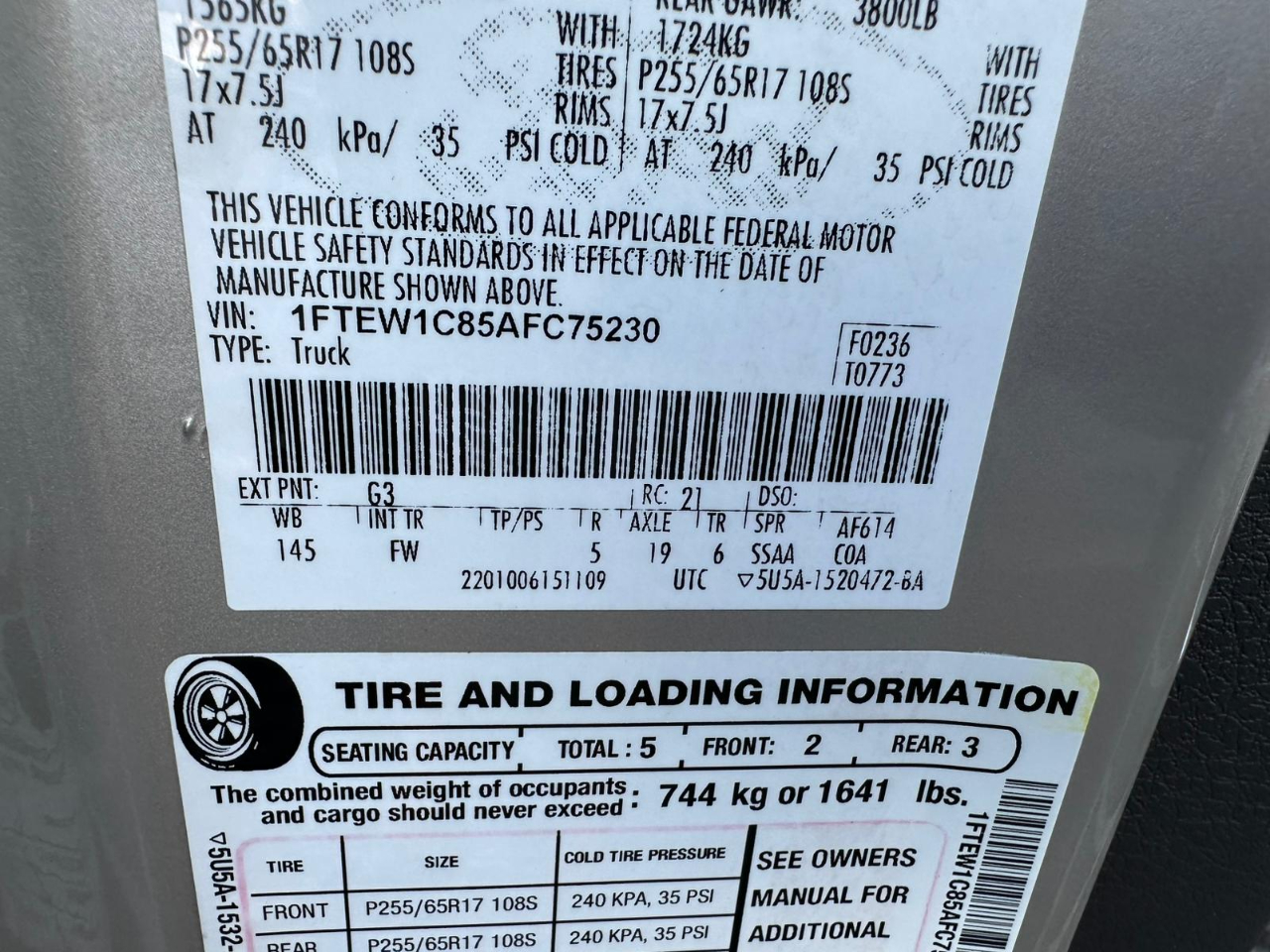 Ford F-150 XLT SuperCrew 5.5-ft. Bed 2WD 2010 Ford F-150 XLT SuperCrew 5.5-ft. Bed 2WD 2010