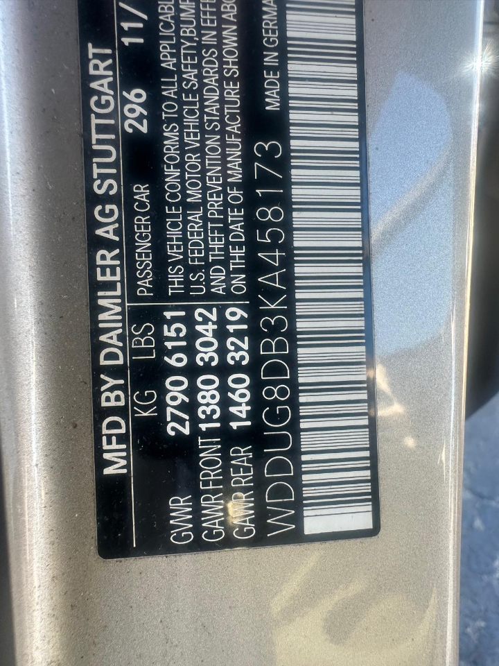 Mercedes-Benz S-Class S560 2019