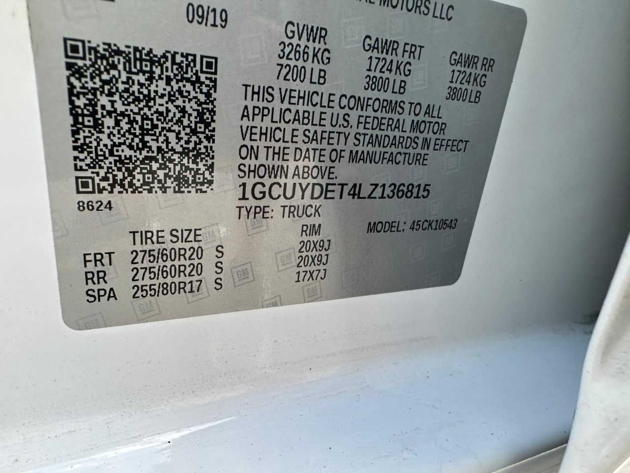 Chevrolet Silverado 1500 LT Crew Cab 4WD 2020