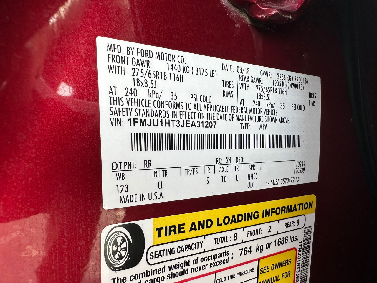 Ford Expedition XLT 2WD 2018