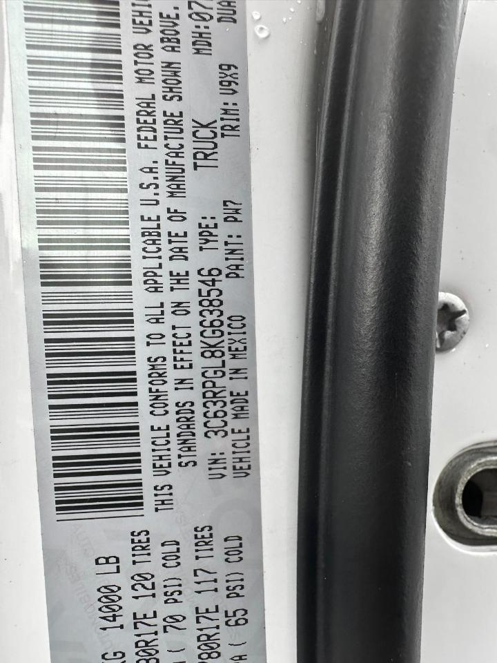 RAM 3500 Tradesman Crew Cab LWB 2WD DRW 2019