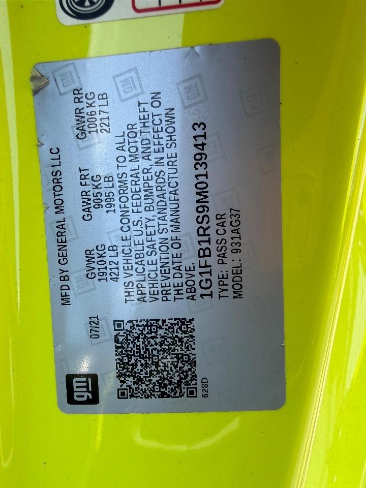 Chevrolet Camaro 1LT Coupe 2021