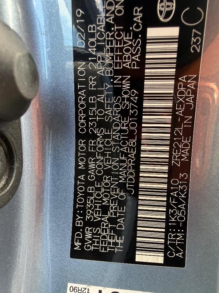 Toyota Corolla SE Hatchback 2020