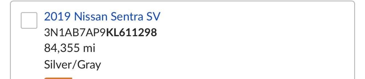 Nissan Sentra SV 2019