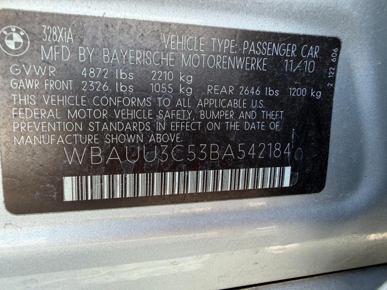 BMW 3-Series Sport Wagon 328i xDrive 2011