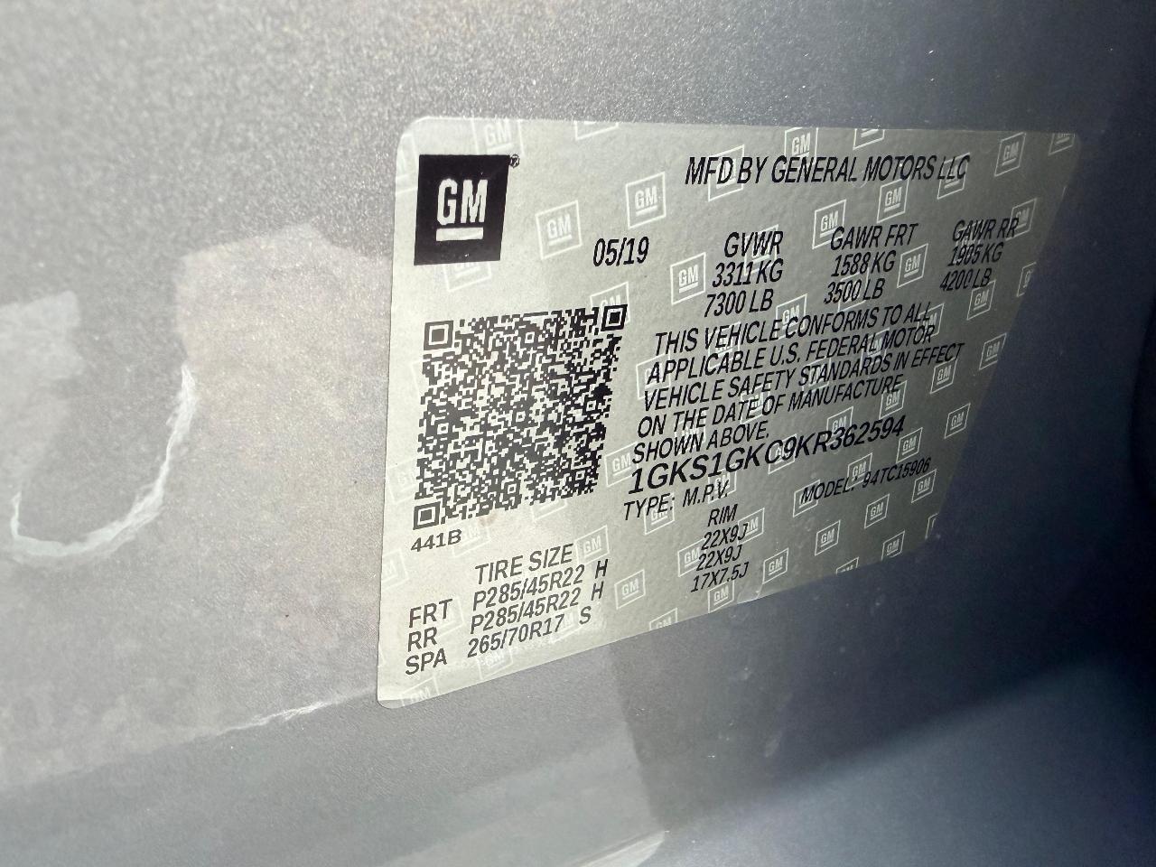 GMC Yukon XL SLT 2WD 2019
