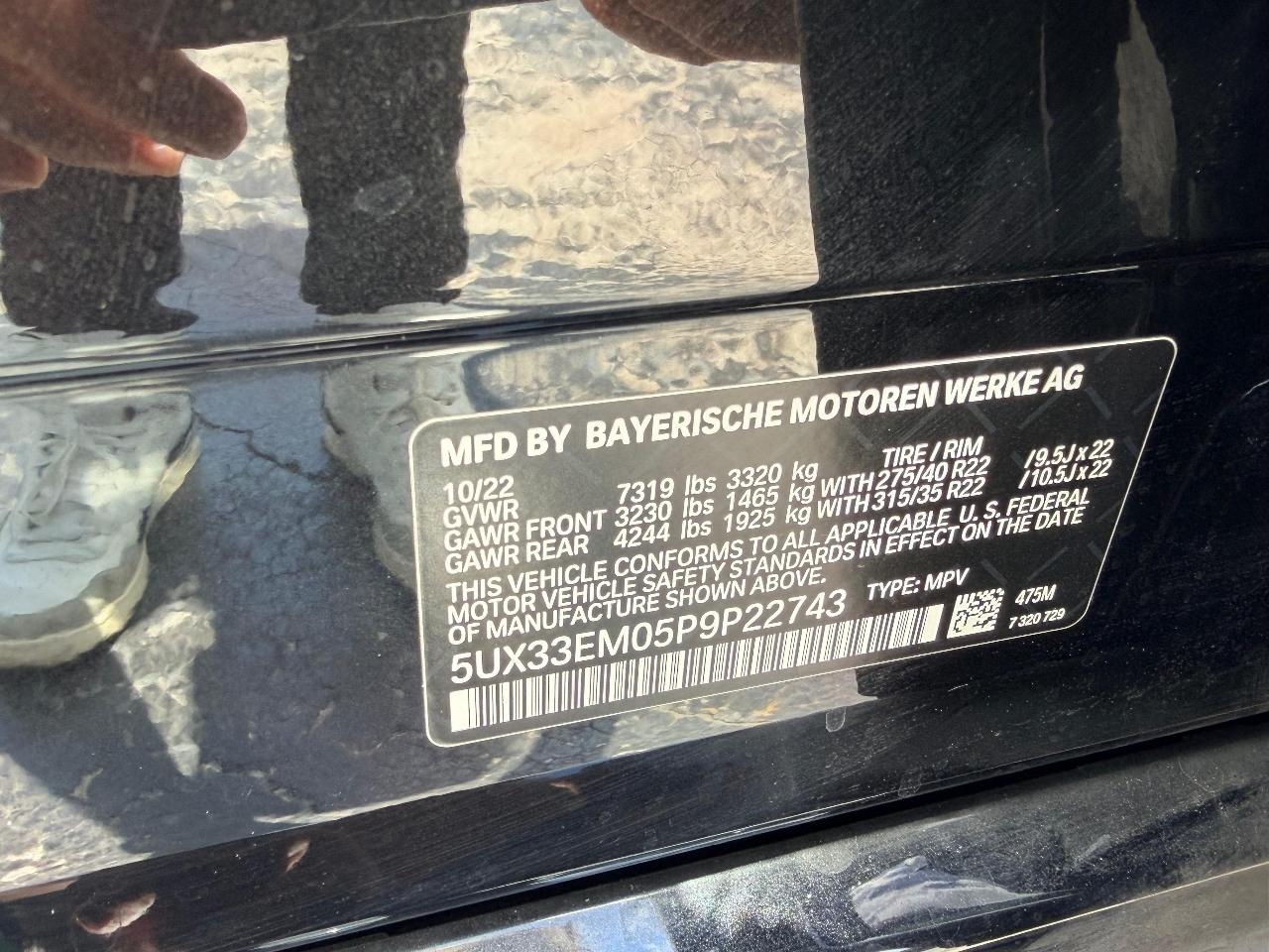 BMW X7 M60i 2023