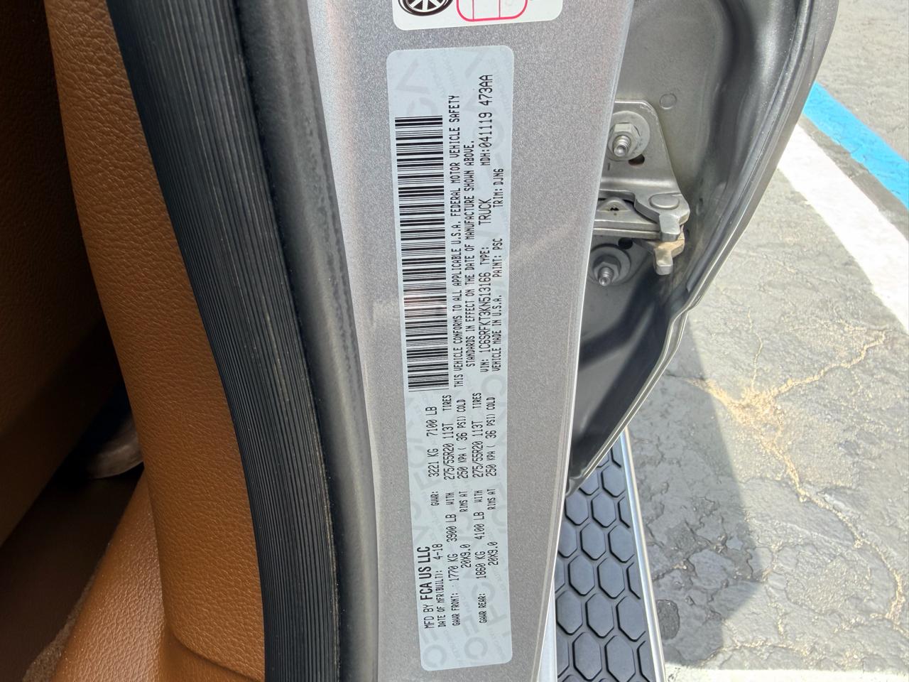 RAM 1500 Longhorn Crew Cab SWB 4WD 2019