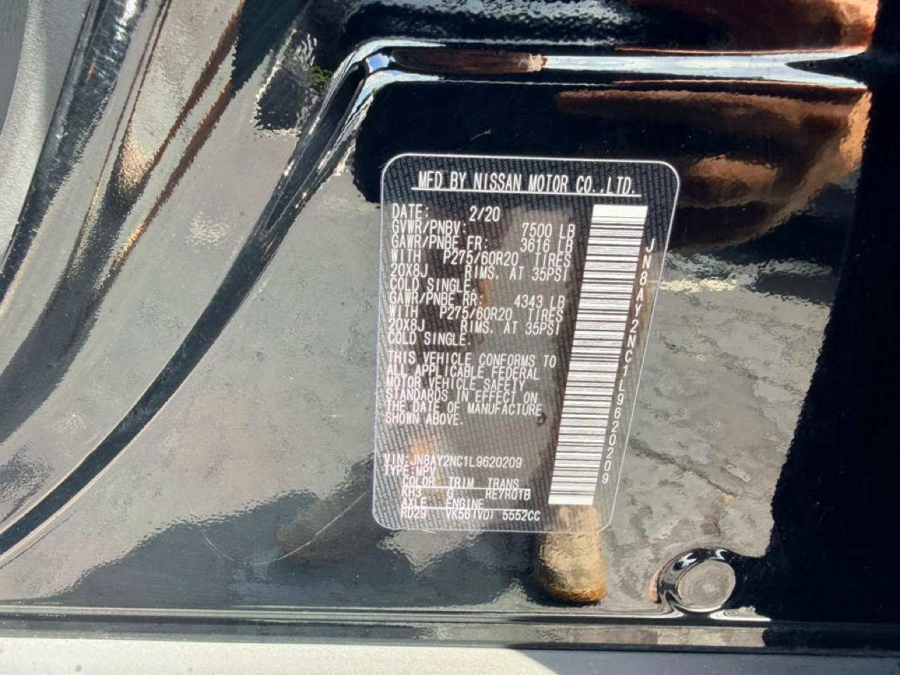 Nissan Armada SL AWD 2020