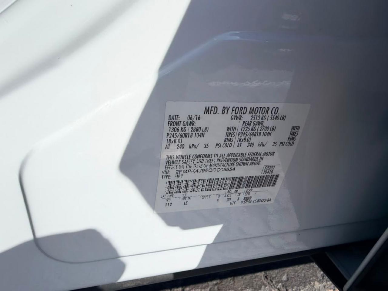Ford Edge SEL AWD 2016