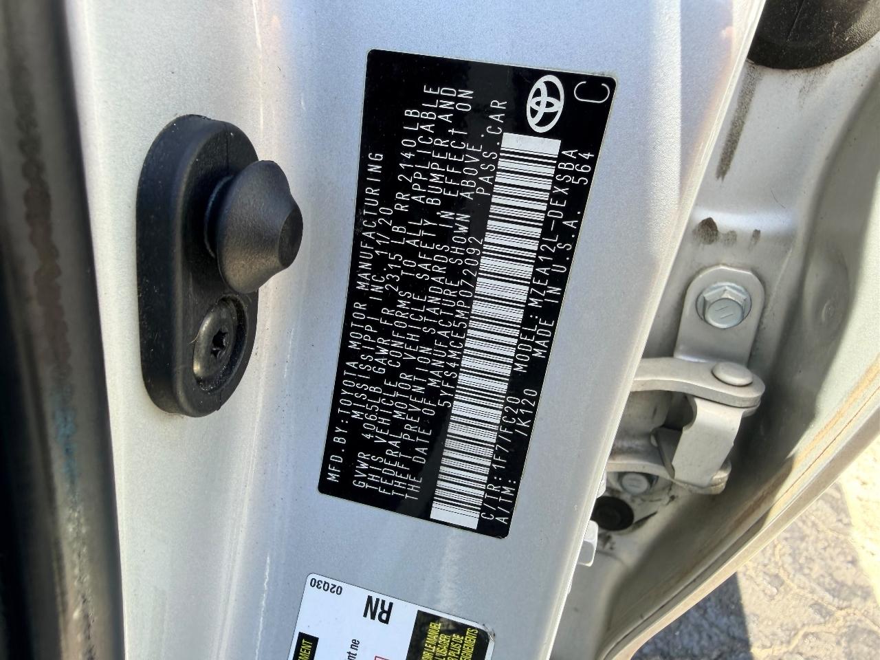Toyota Corolla SE 2021