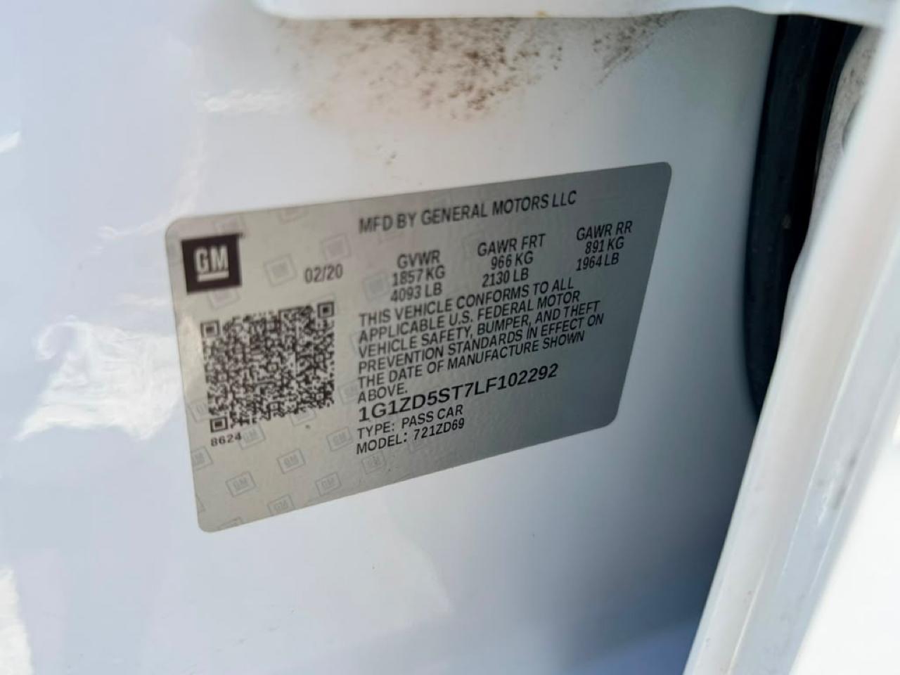 Chevrolet Malibu LT 2020