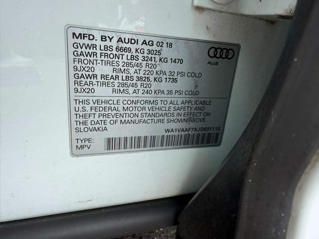 Audi Q7 3.0T Prestige quattro 2018