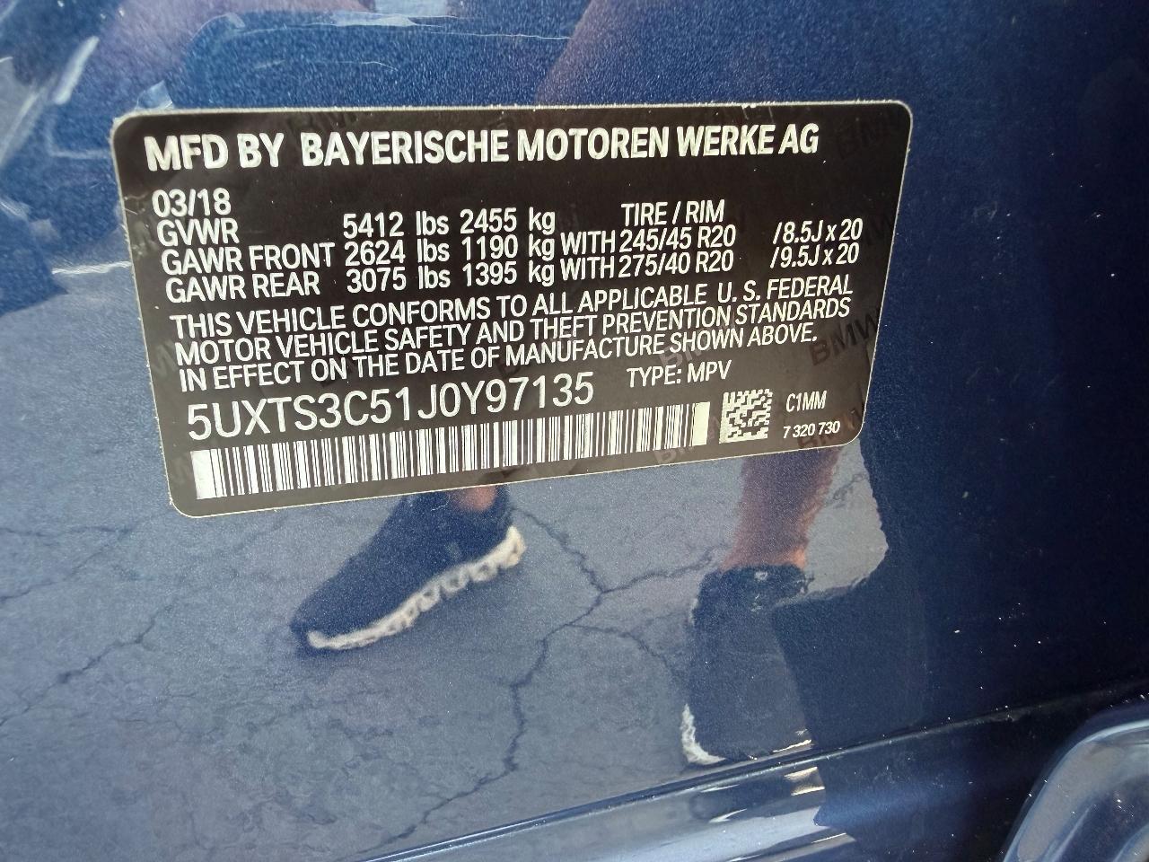 BMW X3 M40i 2018