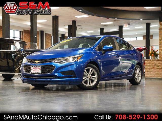 Blue 2017 Chevrolet Cruze Sedan Front-Wheel Drive Automatic