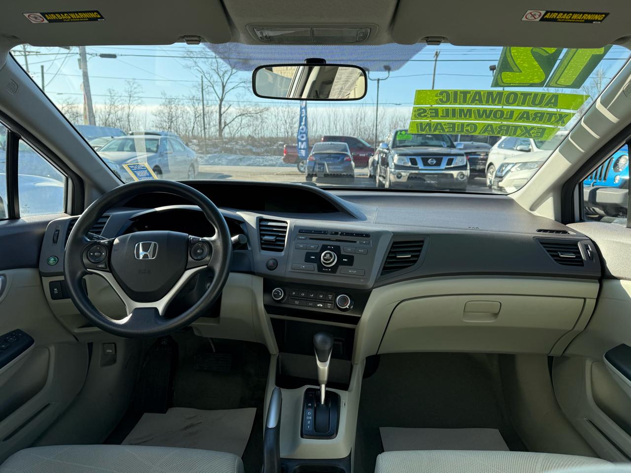 Honda Civic Sdn 4dr Auto LX 2012