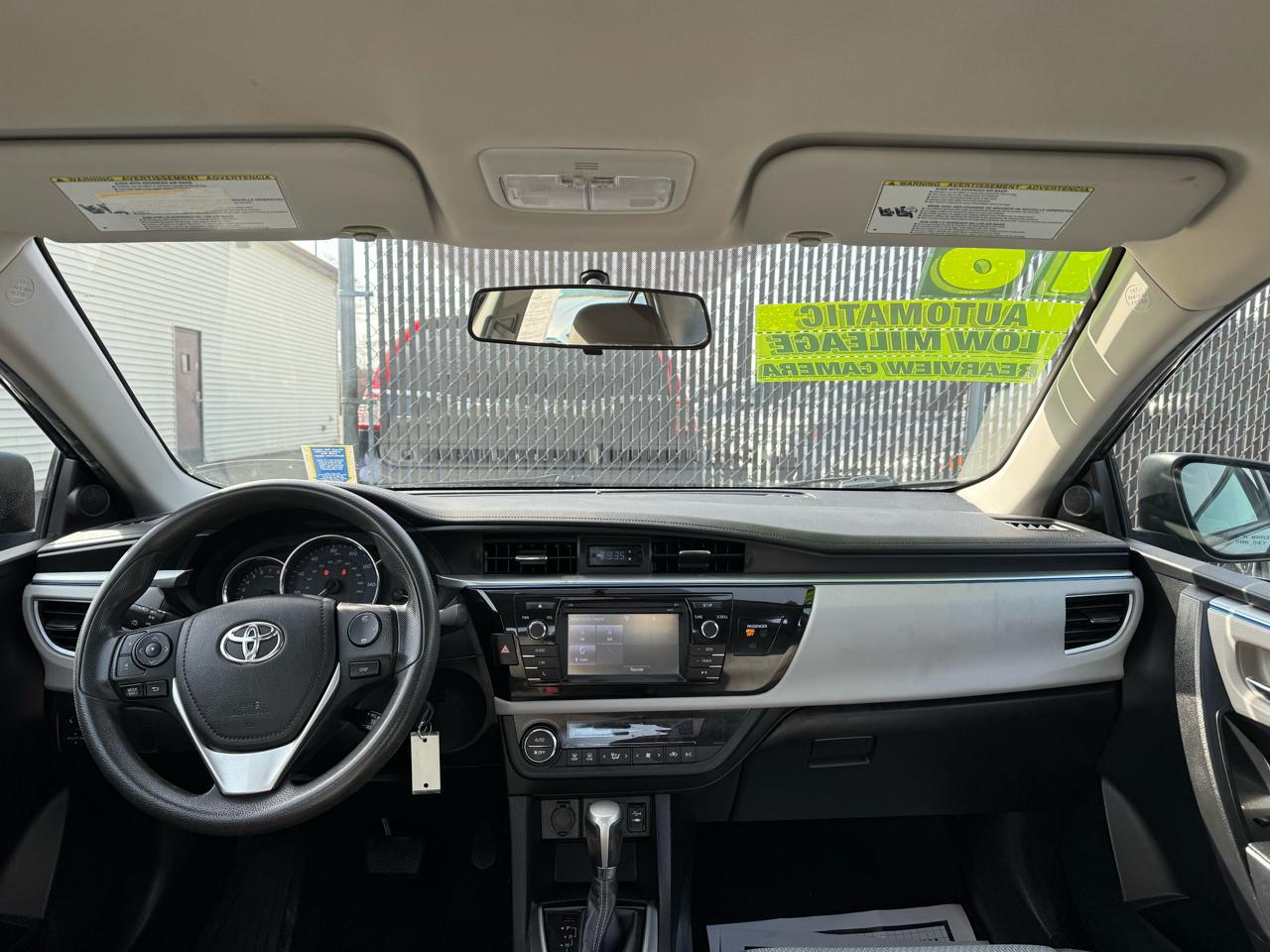 Toyota Corolla 4dr Sdn CVT S w/Special Edition Pkg (Natl) 2016