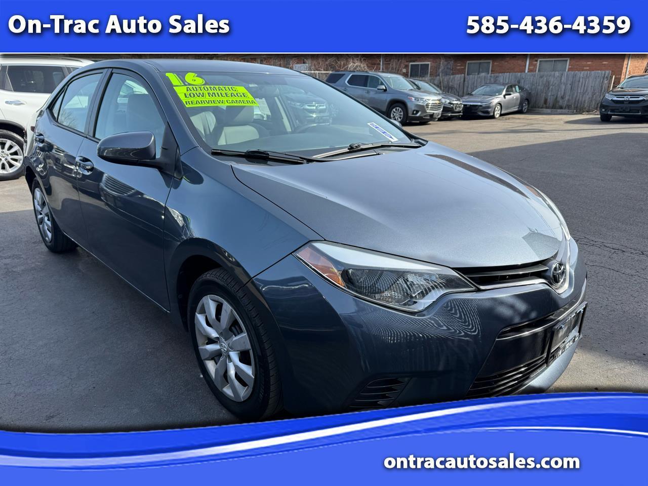 Toyota Corolla 4dr Sdn CVT S w/Special Edition Pkg (Natl) 2016