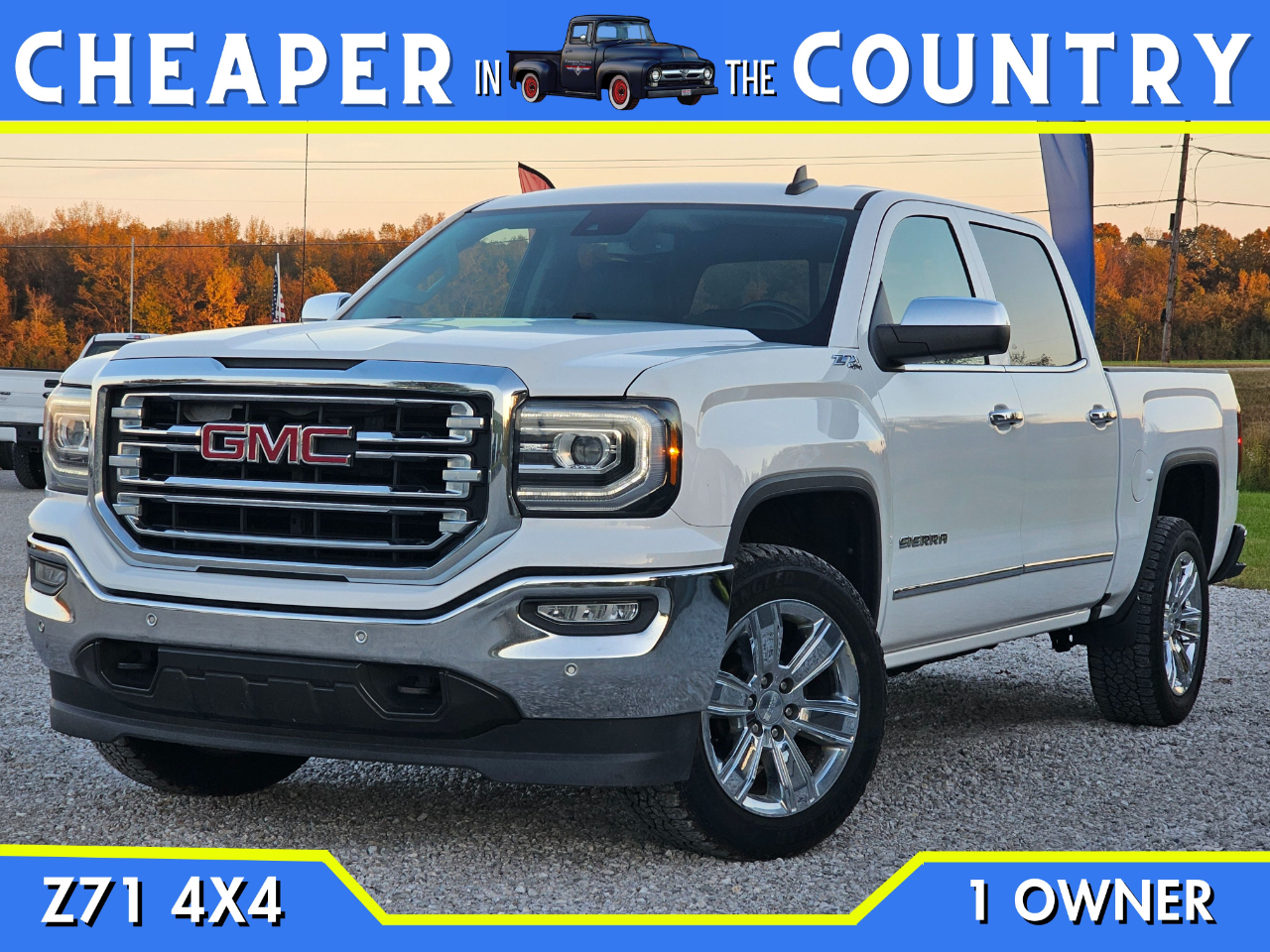 2017 GMC Sierra 1500 SLT Crew Cab Short Bed 4WD