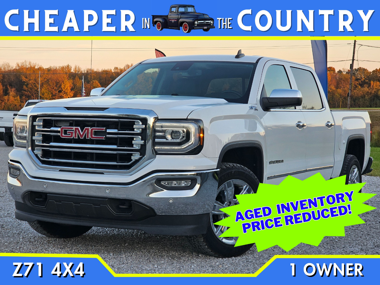 2017 GMC Sierra 1500 SLT Crew Cab Short Bed 4WD