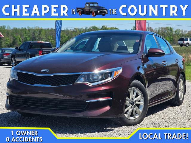 Red (Maroon) 2018 Kia Optima LX Sedan Front-Wheel Drive