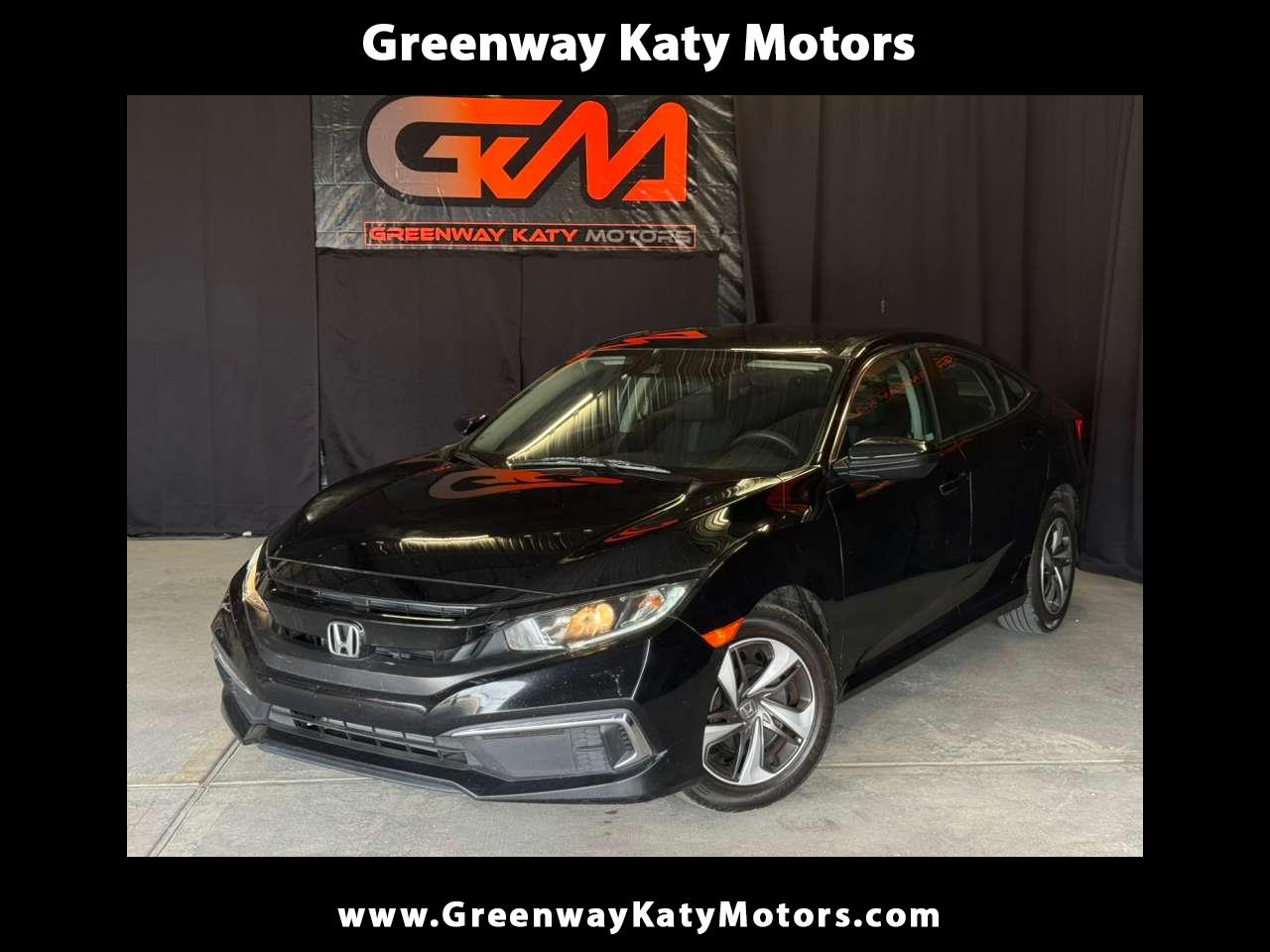 2020 Honda Civic LX Honda Sensing Sedan CVT