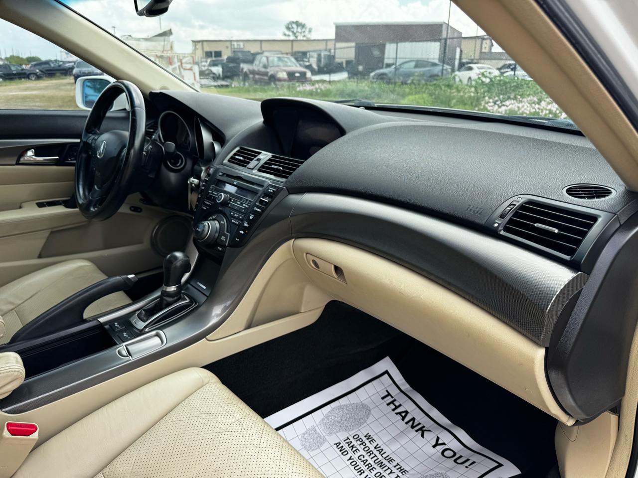 Acura TL 6-Speed AT with Tech Package and 18-In. WP 2012