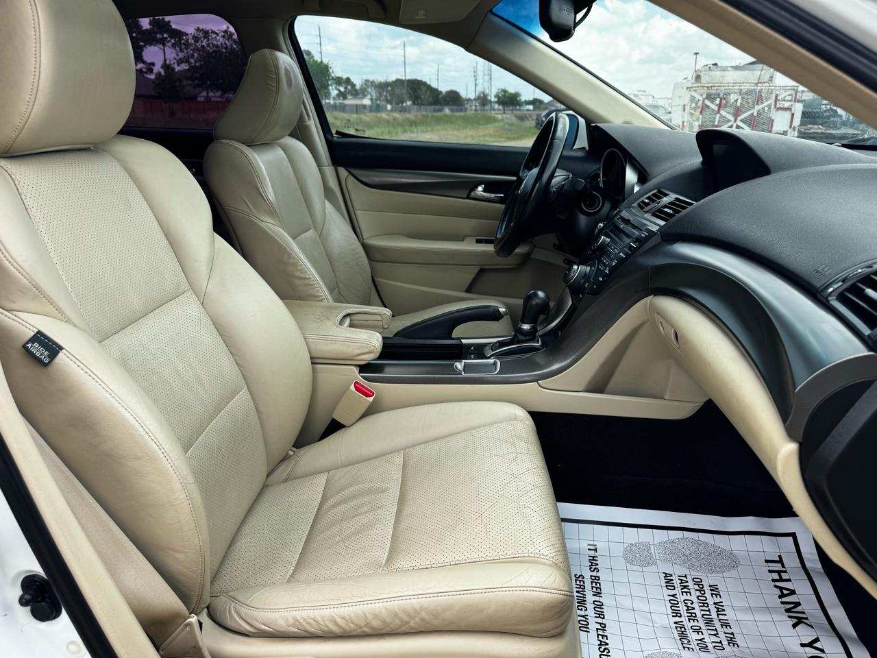 Acura TL 6-Speed AT with Tech Package and 18-In. WP 2012