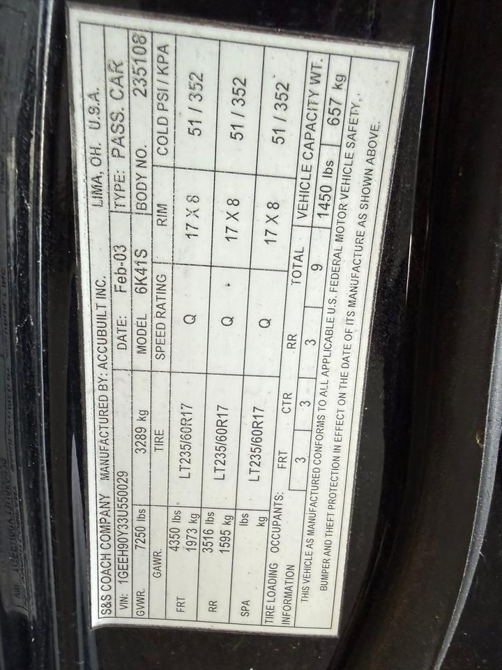 Cadillac DeVille Professional 4dr Sdn Limousine 2003