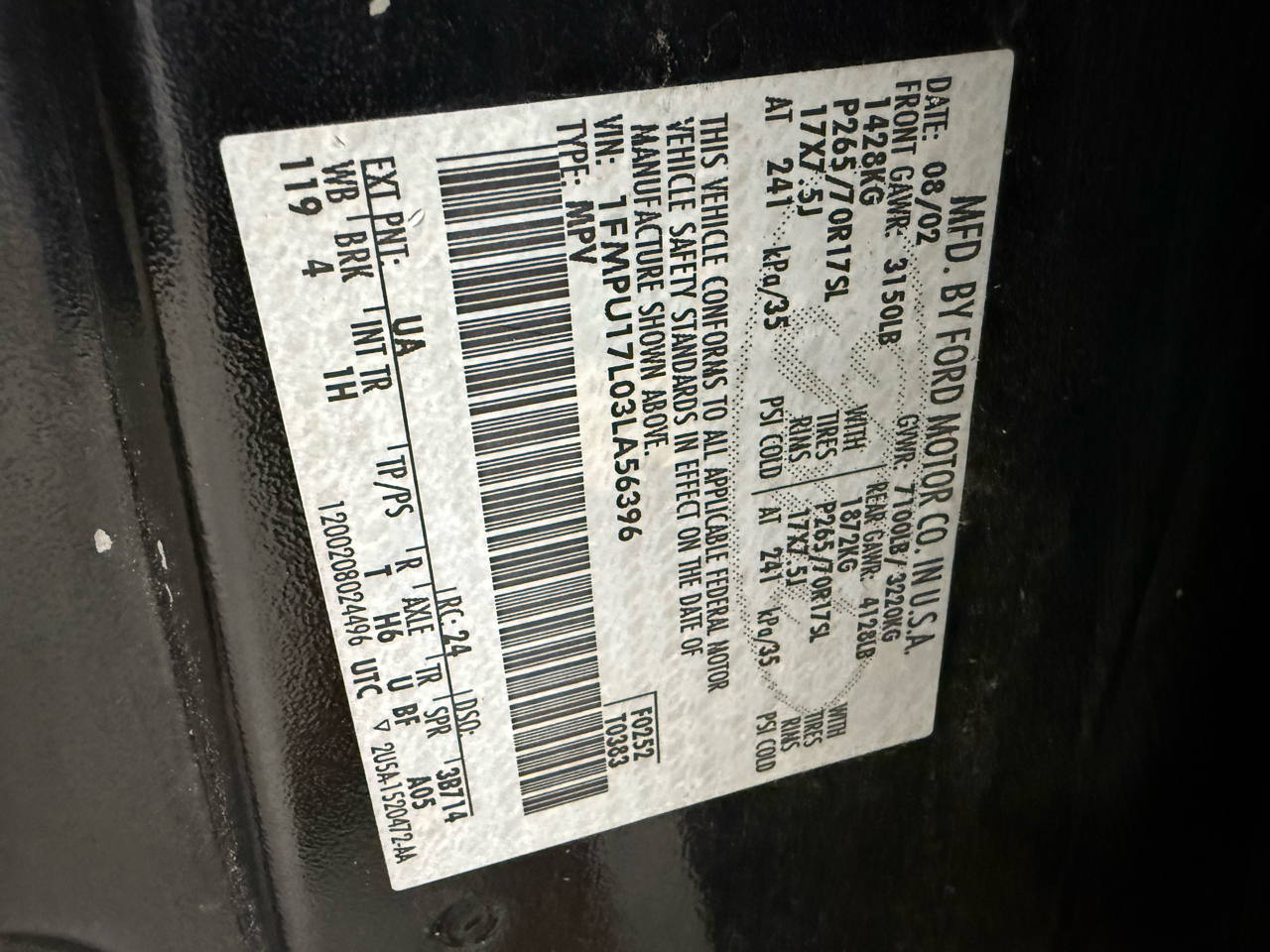 Ford Expedition 5.4L Eddie Bauer 2003 Ford Expedition 5.4L Eddie Bauer 2003