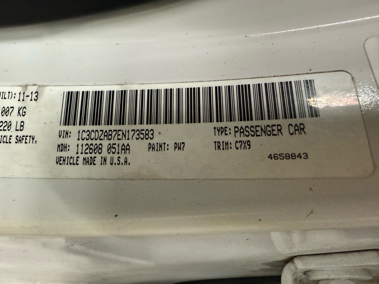 Dodge Avenger 4dr Sdn SE 2014 Dodge Avenger 4dr Sdn SE 2014