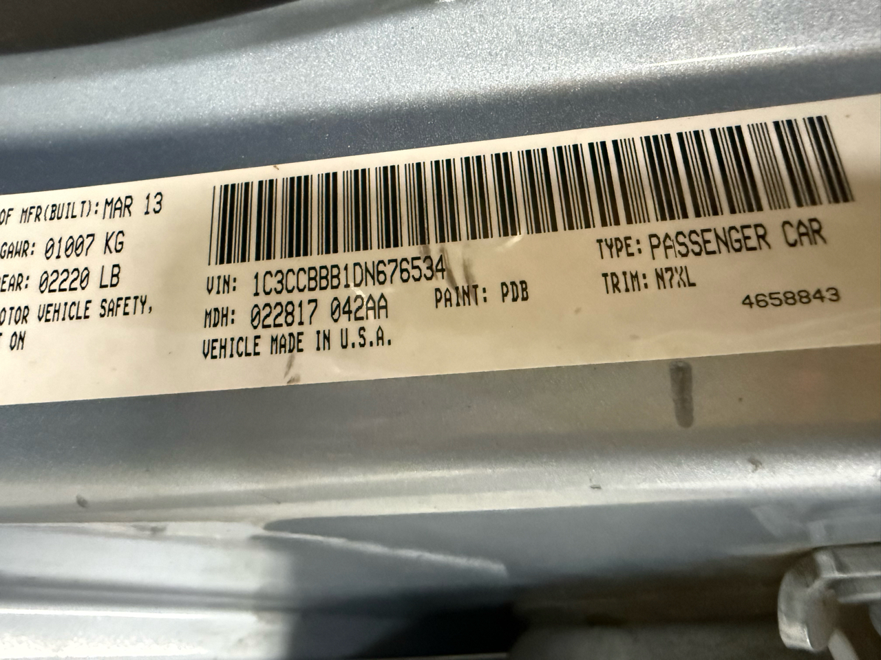 Chrysler 200 4dr Sdn Touring 2013 Chrysler 200 4dr Sdn Touring 2013
