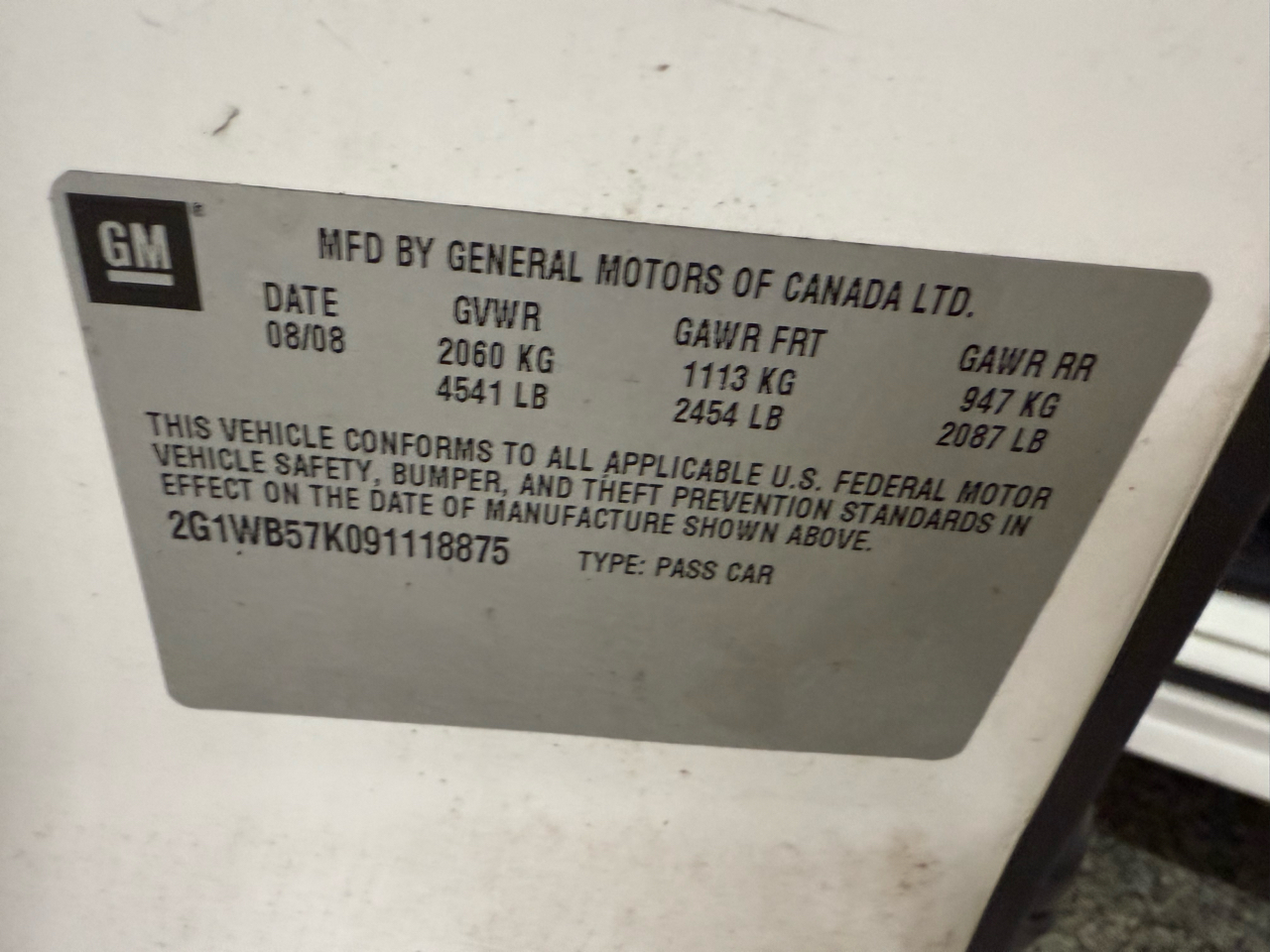 Chevrolet Impala 4dr Sdn LS 2009 Chevrolet Impala 4dr Sdn LS 2009