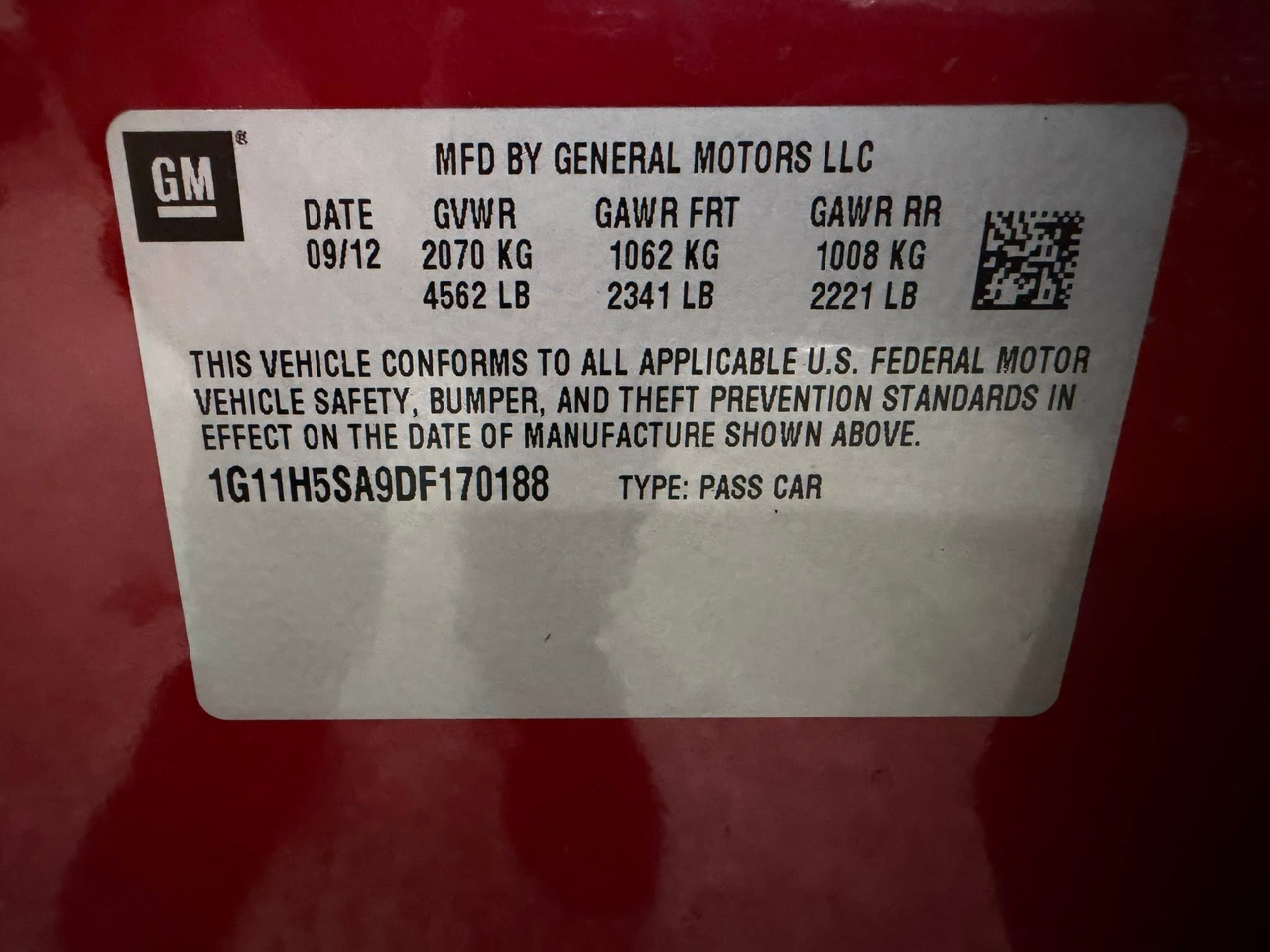 Chevrolet Malibu 4dr Sdn LTZ w/1LZ 2013