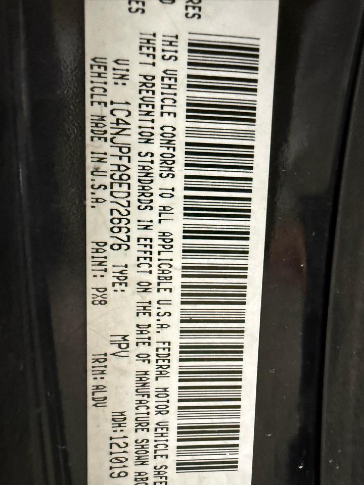 Jeep Patriot FWD 4dr High Altitude 2014