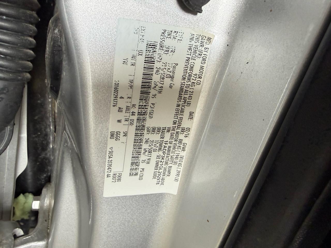 Ford Focus 5dr HB SE 2016