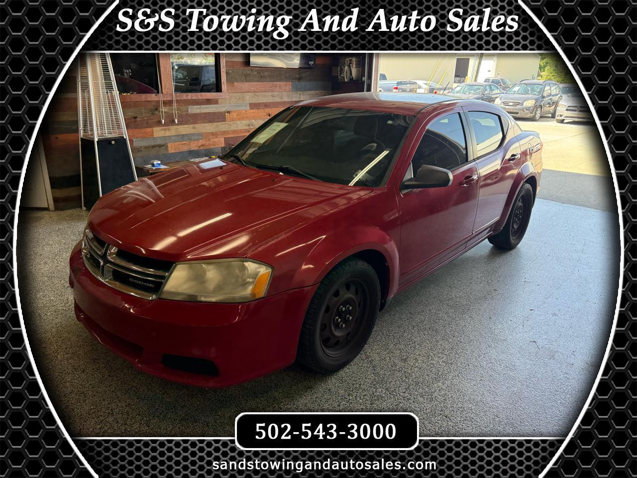 2012 Dodge Avenger 4dr Sdn SE