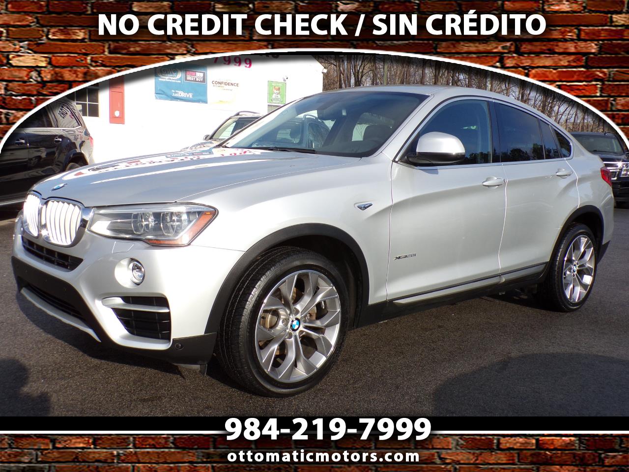 Used 2015 BMW X4 xDrive28i for Sale in Durham NC 27703 Ottomatic Motors